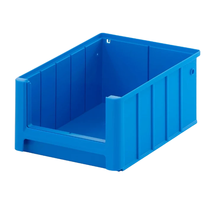 Niebieski pojemnik magazynowy 300x234x140 mm - 1.webp