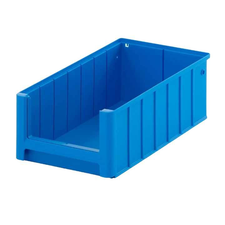 Niebieski pojemnik magazynowy 400x234x140 mm - 1.webp
