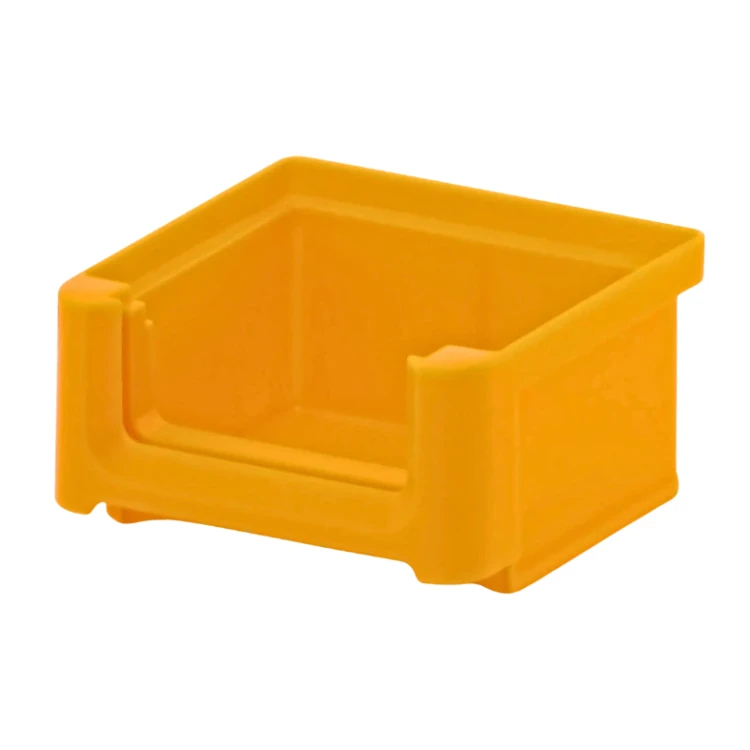 Żółty pojemnik magazynowy 102x85x50 mm - 1.webp