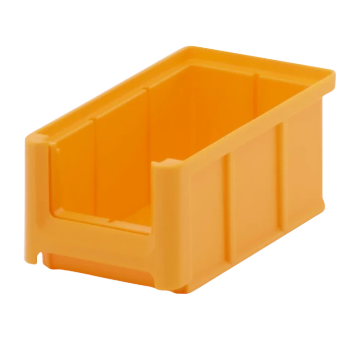 Żółty pojemnik magazynowy 160x102x75 mm - 1.webp