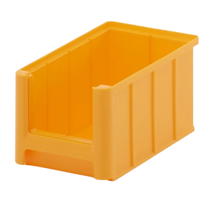 Żółty pojemnik magazynowy 225x150x125 mm - 1.webp