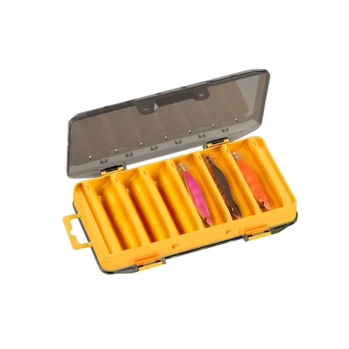 Żółty organizer na sztuczne przynęty 182 176x104x37 mm - 3.webp