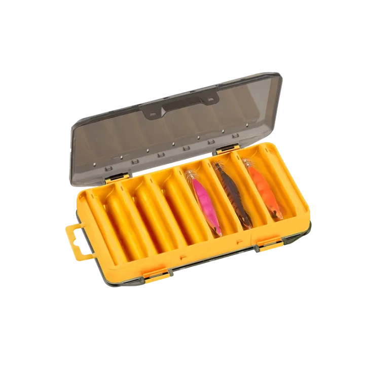 Żółty organizer na sztuczne przynęty 182 176x104x37 mm - 3.webp