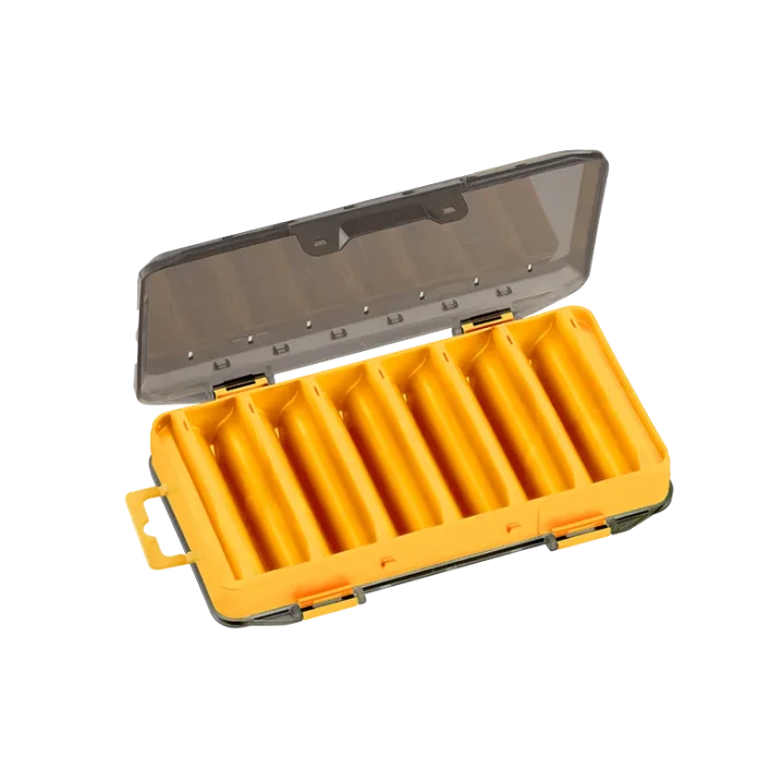 Żółty organizer na sztuczne przynęty 182 176x104x37 mm - 1.webp