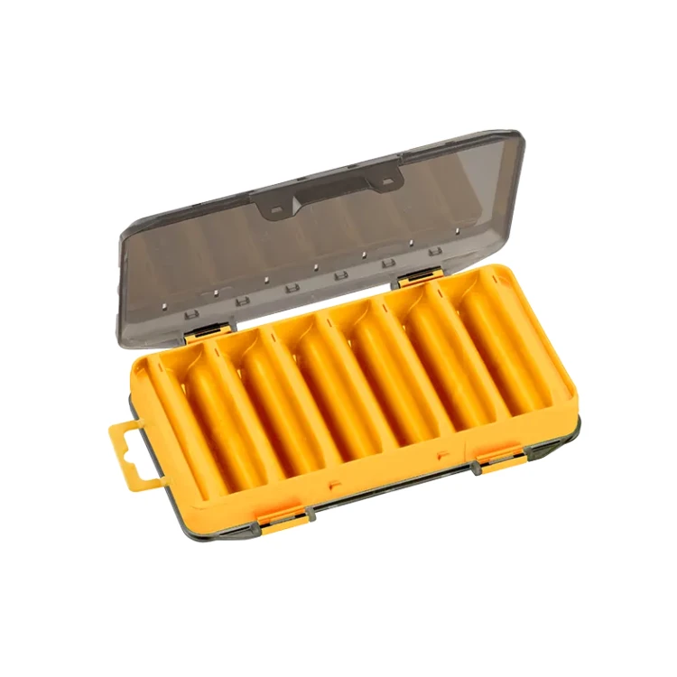 Żółty organizer na sztuczne przynęty 182 176x104x37 mm - 1.webp