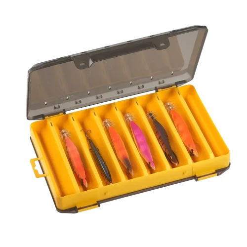 Żółty organizer na sztuczne przynęty 184 275x185x48 mm - 2.webp