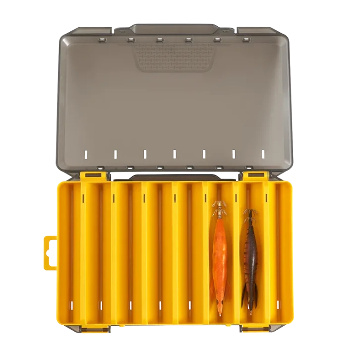 Żółty organizer na sztuczne przynęty 184 275x185x48 mm - 3.webp