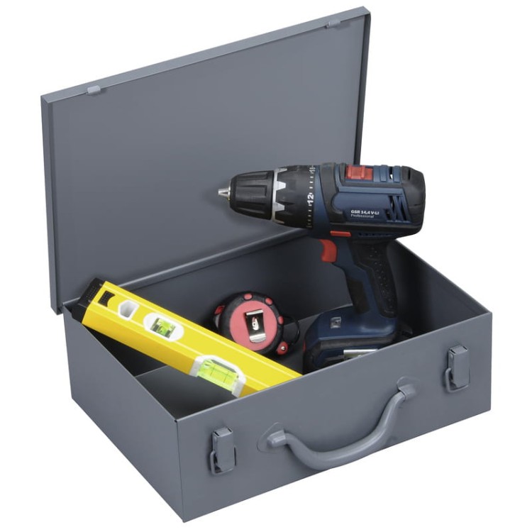 Walizka metalowa na narzędzia DinoPlus Metall 33 - 335x255x115 mm - 2.jpg