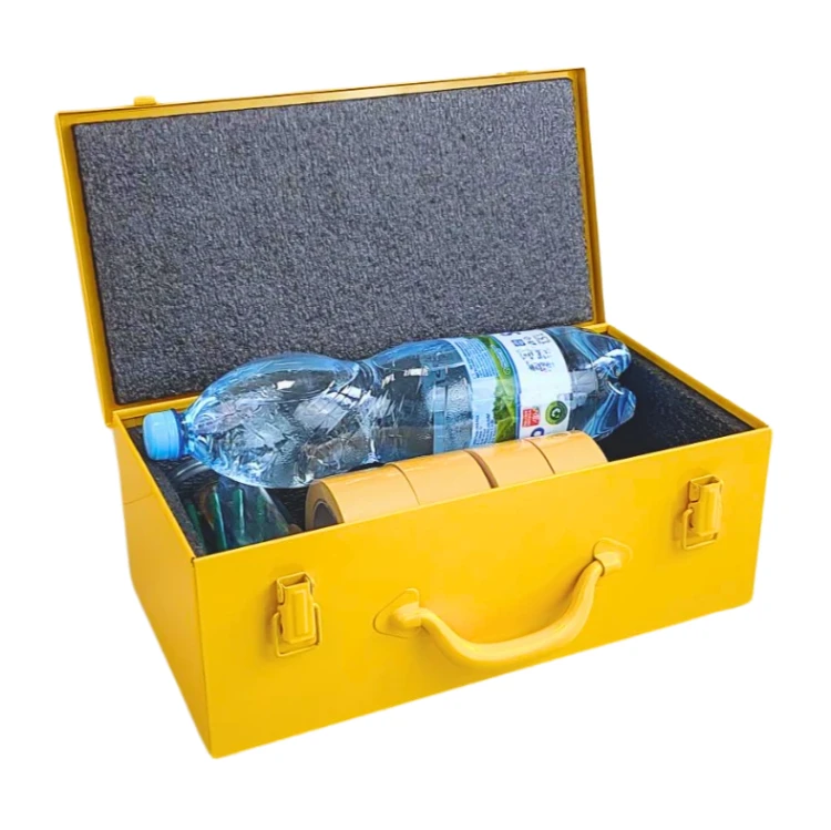 Metalowa skrzynka narzędziowa z wypełnieniem piankowym 387x205x135 mm - 5