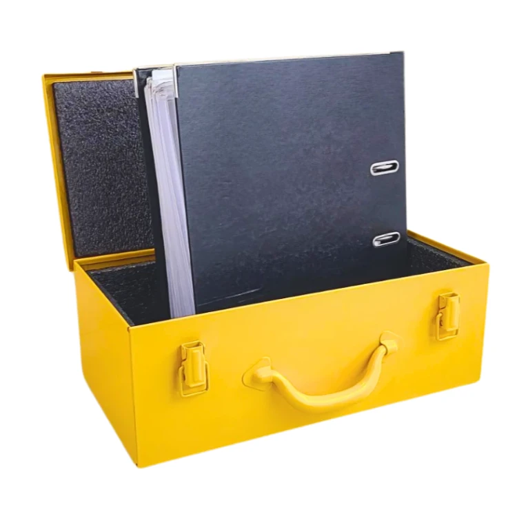 Metalowa skrzynka narzędziowa z wypełnieniem piankowym 387x205x135 mm - 4