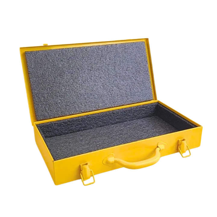 Metalowa skrzynka narzędziowa z wypełnieniem piankowym 410x220x65 mm - 1
