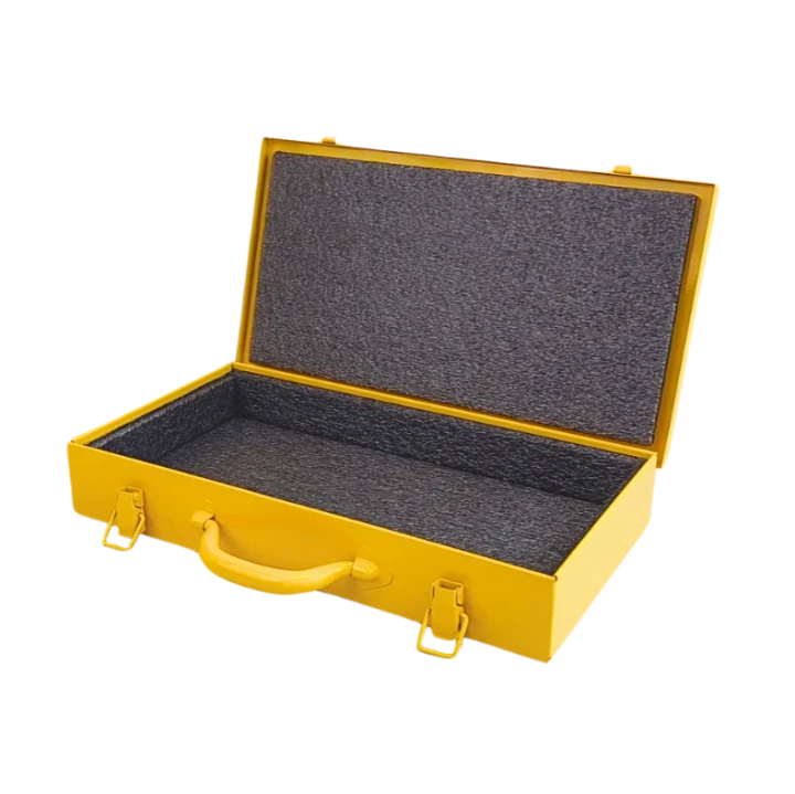 Metalowa skrzynka narzędziowa z wypełnieniem piankowym 410x220x65 mm - 3