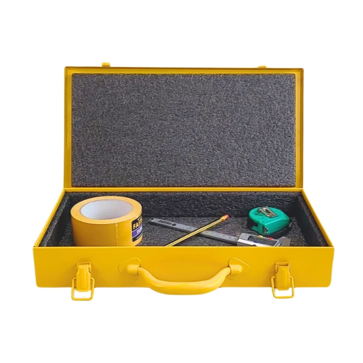 Metalowa skrzynka narzędziowa z wypełnieniem piankowym 410x220x65 mm - 4