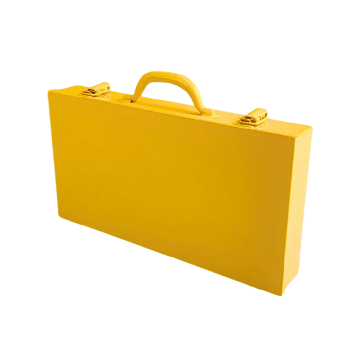 Metalowa skrzynka narzędziowa z wypełnieniem piankowym 410x220x65 mm - 5