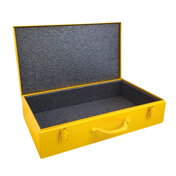 Skrzynka metalowa na narzędzia z wypełnieniem piankowym 510x290x120 mm - 1