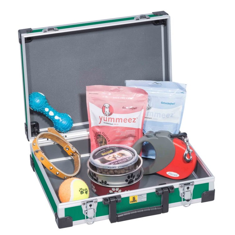 Walizka aluminiowa zielona Allit AluPlus Basic L 35 - 345x285x105 mm - 4