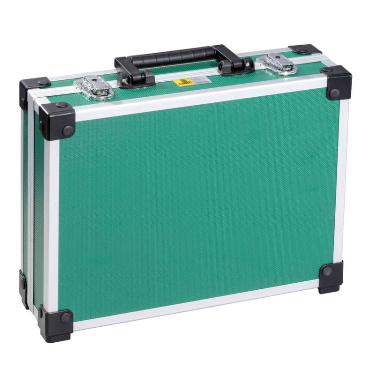 Walizka aluminiowa zielona Allit AluPlus Basic L 35 - 345x285x105 mm - 5