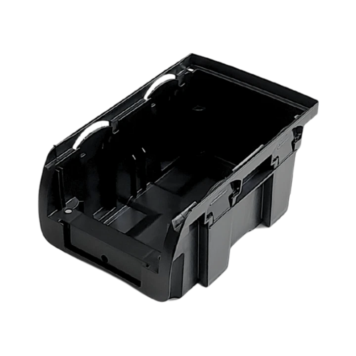 Czarny pojemnik magazynowy nr 2 - 160x102x75 mm - 2