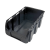 Czarny pojemnik magazynowy nr 4 - 345x210x150 mm - 2
