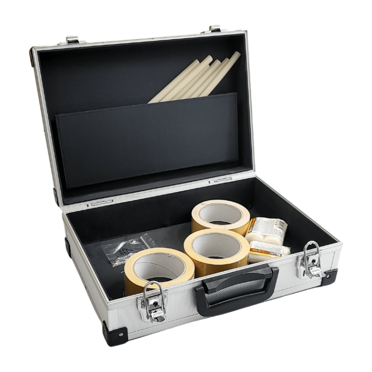 Walizka aluminiowa średnia 38x26x12 cm - 2