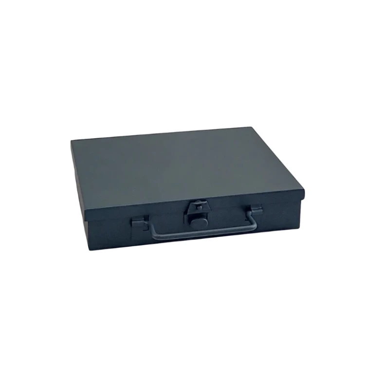 Mała kaseta walizka metalowa 185x140x38 mm - 2