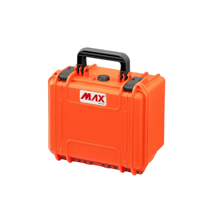 Walizka IP67 z pianką MAX235H155S Orange - 258x243x168 mm - 2