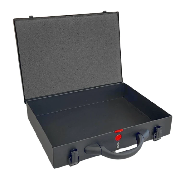 Kaseta walizka metalowa na pojemniki 390x280x70 mm - 1