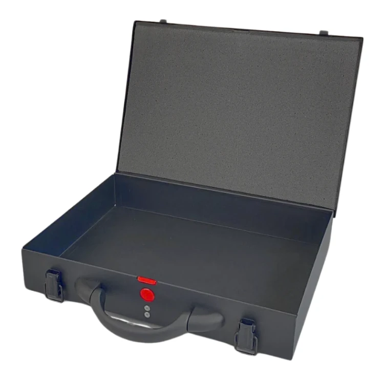 Kaseta walizka metalowa na pojemniki 390x280x70 mm - 4