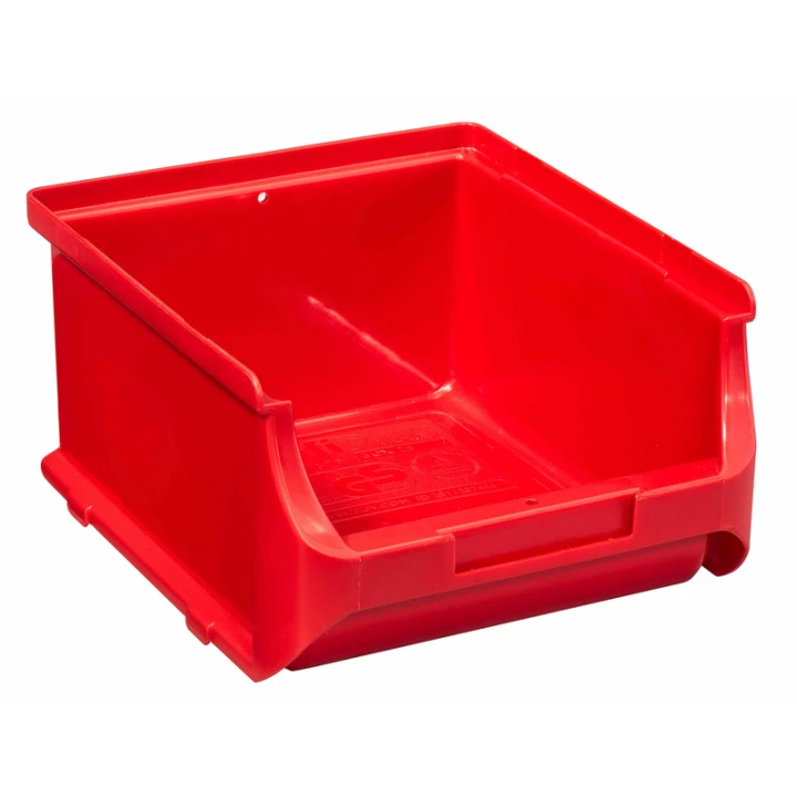 Pojemnik magazynowy czerwony nr 2B - 160x137x80 mm - 1