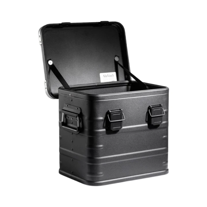 Skrzynia transportowa aluminiowa AluVault Black 029 - 360x337x318 mm - 2
