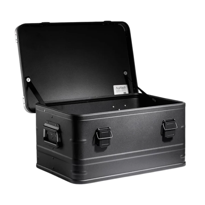Skrzynia transportowa aluminiowa AluVault Black 047 - 580x383x273 mm - 2