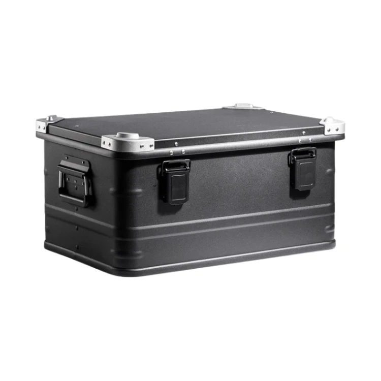 Skrzynia transportowa aluminiowa AluVault Black 047 - 580x383x273 mm - 1