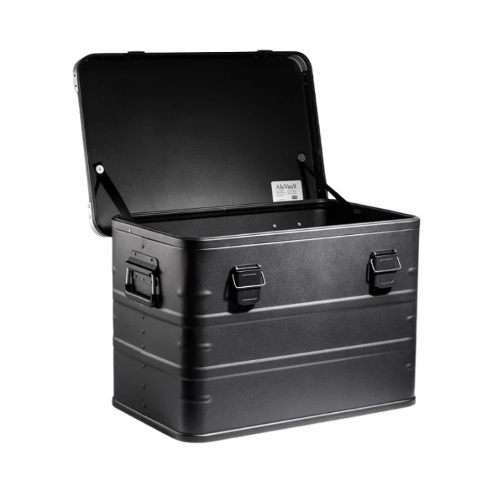 Skrzynia transportowa aluminiowa AluVault Black 073 - 580x383x395 mm - 2
