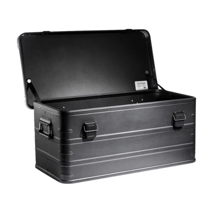 Skrzynia transportowa aluminiowa AluVault Black 081 - 780x383x333 mm - 2