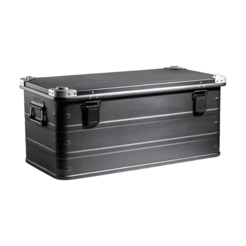 Skrzynia transportowa aluminiowa AluVault Black 081 - 780x383x333 mm - 1