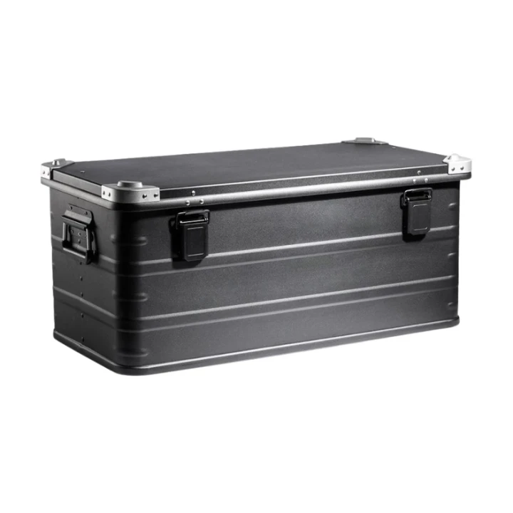 Skrzynia transportowa aluminiowa AluVault Black 081 - 780x383x333 mm - 1