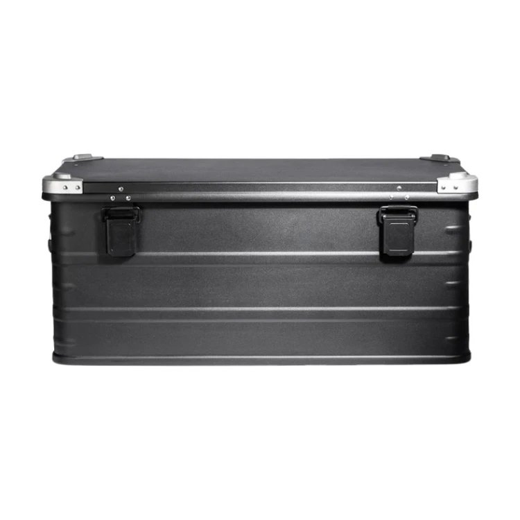 Skrzynia transportowa aluminiowa AluVault Black 081 - 780x383x333 mm - 3