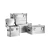 Skrzynia transportowa aluminiowa AluVault 157 - 780x583x395 mm - 7