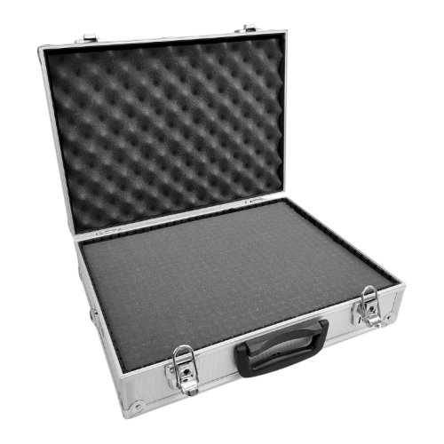 Średnia walizka aluminiowa z wypełnieniem piankowym - 1