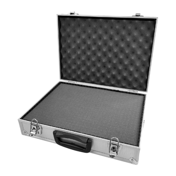 Średnia walizka aluminiowa z wypełnieniem piankowym - 3