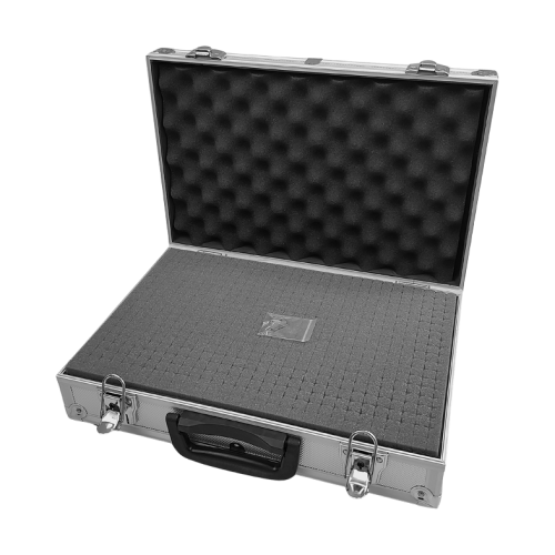 Mała walizka aluminiowa z wypełnieniem piankowym - 2