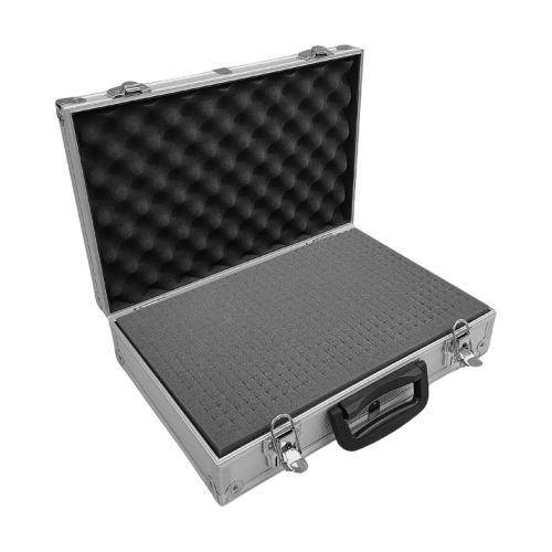 Mała walizka aluminiowa z wypełnieniem piankowym - 1