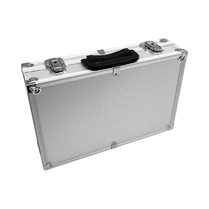 Mała walizka aluminiowa z wypełnieniem piankowym - 5