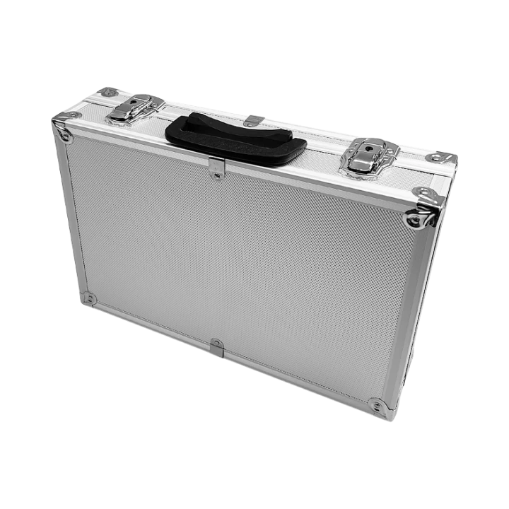 Mała walizka aluminiowa z wypełnieniem piankowym - 6