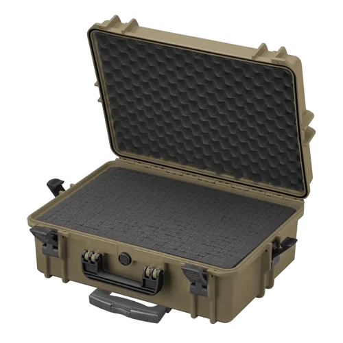 Walizka IP67 z pianką i kółkami MAX505STR Sahara - 555x445x258 mm - 1
