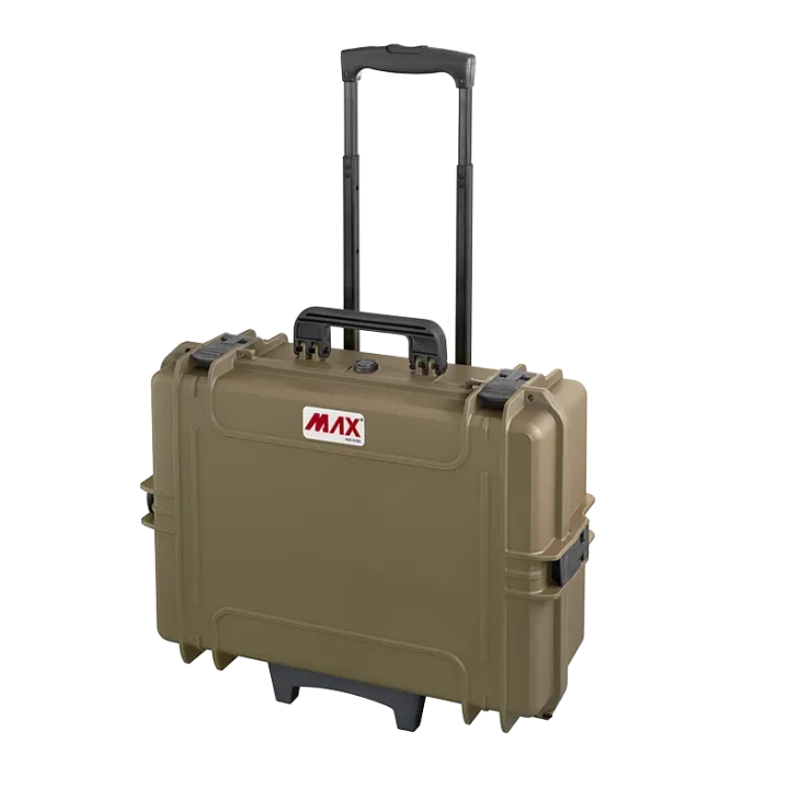 Walizka IP67 z pianką i kółkami MAX505STR Sahara - 555x445x258 mm - 3