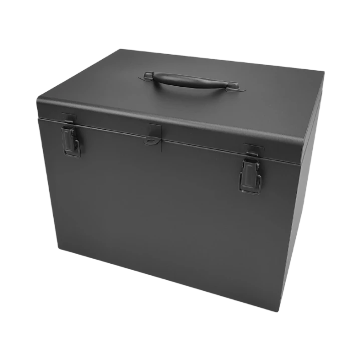 Metalowa skrzynka narzędziowa - 378x290x310 mm - 4