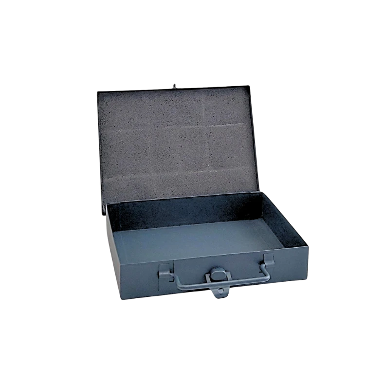 Mała kaseta walizka metalowa 185x140x38 mm - 1